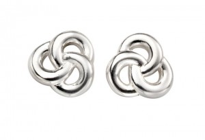 Sterling Silver Celtic Knot Stud Earrings