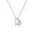 Hot Diamonds Amore Pendant with Rose Gold Plated Accents