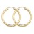 9ct Gold 25mm Sleeper Hoop Earrings