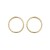 9ct Gold 10mm Sleeper Earrings