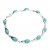 Sterling Silver Reconstituted Turquoise Bracelet