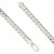 Sterling Silver Heavy Flat Curb Bracelet