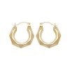9ct Gold Small 10mm Creole Earrings