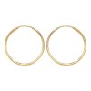 9ct Gold 18mm Sleeper Hoop Earrings