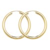 9ct Gold 25mm Sleeper Hoop Earrings