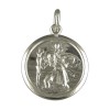 Sterling Silver St Christopher Pendant & 20" Chain