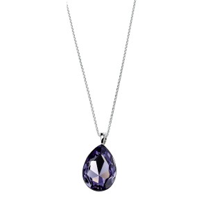Sterling Silver Swarovski Crystal Pendant & Chain