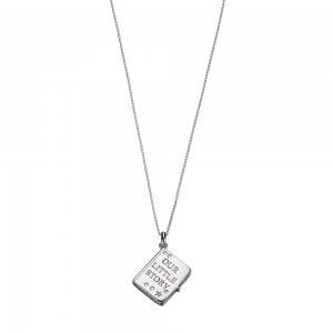 D for Diamond Silver 'Our Little Story' Locket